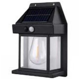 چراغ فانوس دیوارکوب خورشیدی | حیاطی