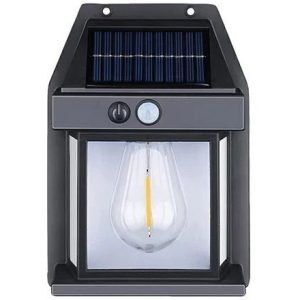 چراغ دیواری خورشیدی مدل HW999-1W با نور آفتابی